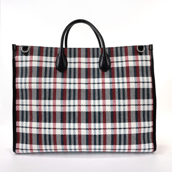 Gucci Large Tote Embroidered Canvas Leather Multicolor - Picture 3 of 13